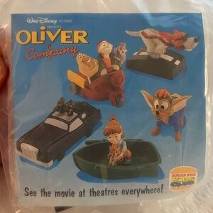 Burger King Disneys Oliver and Company Kids Meal Toy